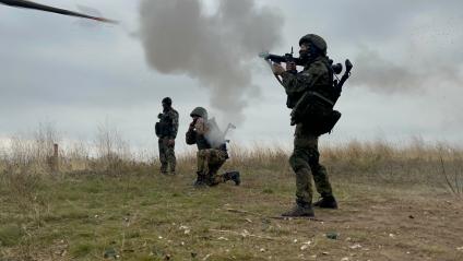 Луганская область. Подготовка мобилизованных россиян на полигонах Луганской народной республики.