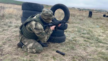 Луганская область. Подготовка мобилизованных россиян на полигонах Луганской народной республики.