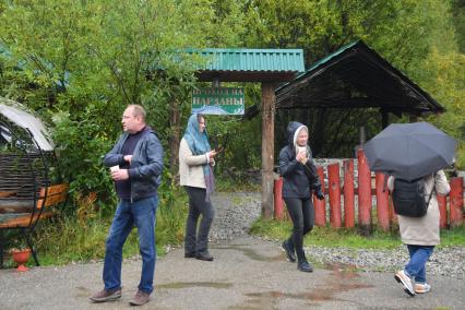 Кабардино-Балкарская Республика. `Поляна Нарзанов` в Приэльбрусье.