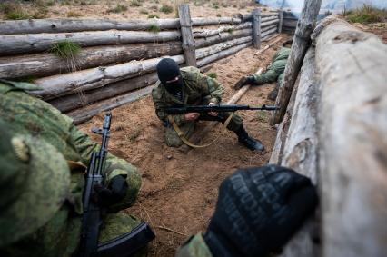 Ленинградская область. Военные учения мобилизованных резервистов.