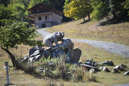 Карачаево-Черкесская Республика, с. Архыз. База отдыха `Богословка`.