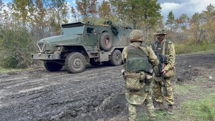 Луганская область. Сватовское направление. Российские военнослужащие.