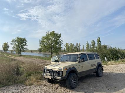 Маршрут в Крым от Новоазовска до Чонгара. Автомобиль `Нива`.