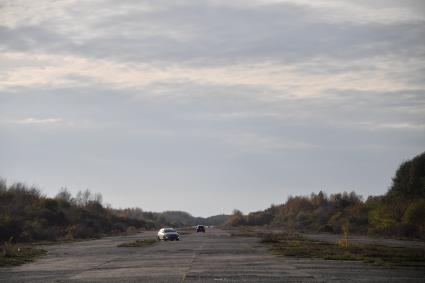 Балтийск. Заброшенная  взлетная полоса  старого немецкого аэродрома.