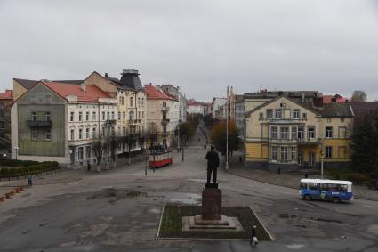 Калининградская область. Советск. Вид на одну из улиц города.