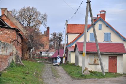 Калининградская область. Поселок городского типа Железнодорожный. Виды города.