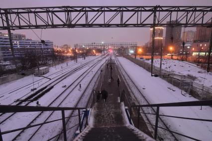 Москва. Станция `Серп и Молот` Горьковского направления МЖД.