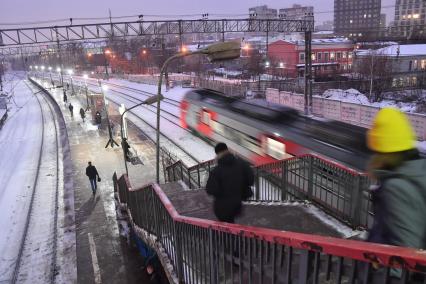 Москва. Станция `Серп и Молот` Горьковского направления МЖД.