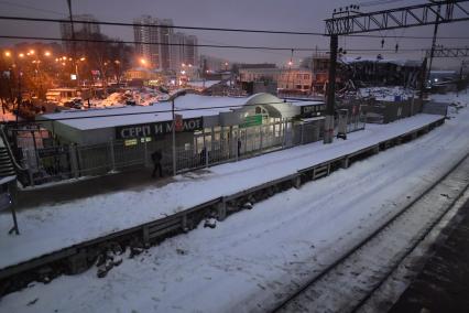 Москва. Станция `Серп и Молот` Горьковского направления МЖД.