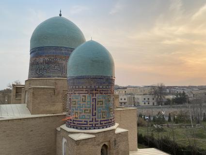 Республика Узбекистан. г. Самарканд. Мемориальный комплекс Шахи Зинда.