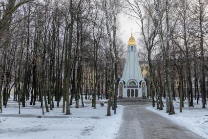 Рязань. Вид на часовню  в честь 900-летия Рязани.