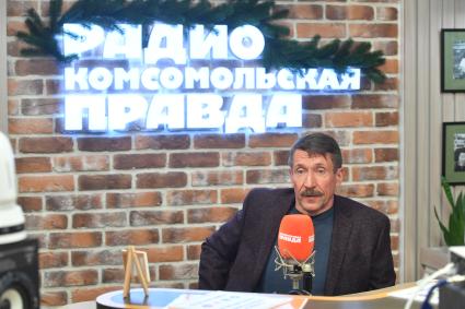 Москва. Российский предприниматель, осуждённый в 2012 году в США на 25 лет тюрьмы за намерение незаконно осуществить торговлю оружием и поддержку террора Виктор Бут на радио `Комсомольская правда`.