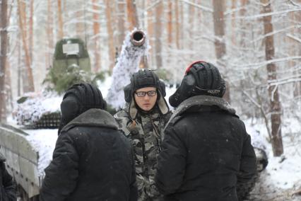 Луганская область. Позиции мобилизованных танкистов на Сватовском направлении под Кременной.