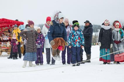 Пермь. Во время масленичных гуляний.