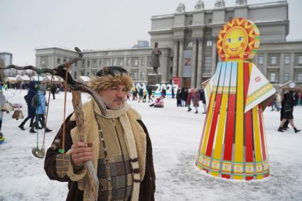 Самара. Во время празднования Масленицы.