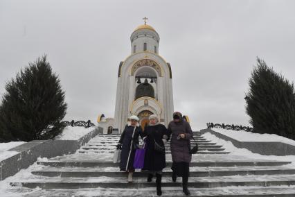 Москва.  Храм Георгия Победоносца на Поклонной Горе.