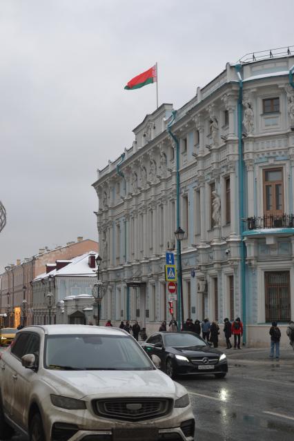 Москва. Здание посольства Республики Беларусь.