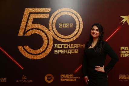 Москва. На ежегодной премии `Комсомольской правды` `50 легендарных брендов` в кинотеатре `Иллюзион`.