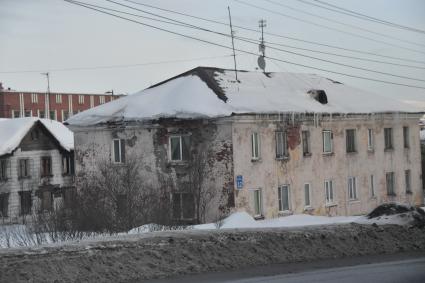 Мурманск. Жилой дом на одной из улиц города.