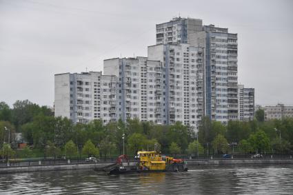 Москва.  на церемонии открытия после реконструкции Южного речного вокзала Москвы.