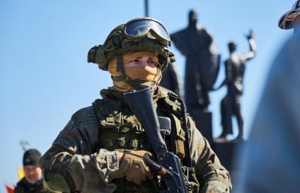 Пермь. Во время празднования 78-й годовщины Победы в Великой отечественной войне.