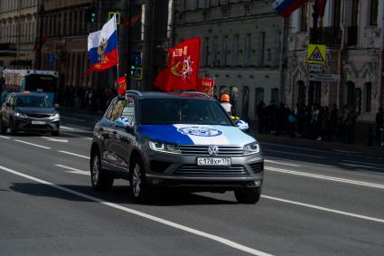 Санкт-Петербург. Во время празднования 78-й годовщины Победы в Великой отечественной войне.