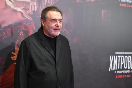 Москва. Режиссер Алексей Учитель на премьере фильма `Хитровка. Знак четырех` в кинотеатре `Октябрь`.