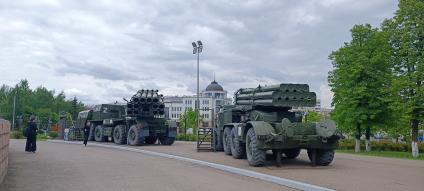 Тула. Военная техника в Тульском государственном музее оружия.