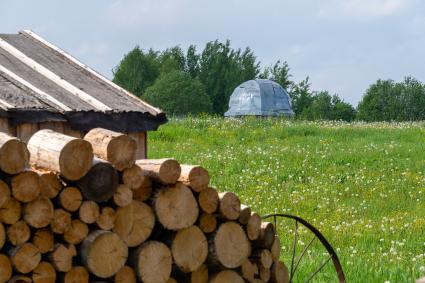 Кировская область. Деревня Безденежные.  Самодельная обсерватория, сделанная своими руками астрономом-любителем Виктором Одинцовым.