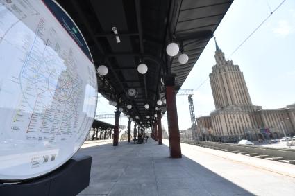 Москва. Станция `Площадь Трех Вокзалов` (Каланчевская) в будущем станет важным транспортным узлом, который объединит маршруты МЦД-2 и МЦД-4 `Калужско-Нижегородский`.