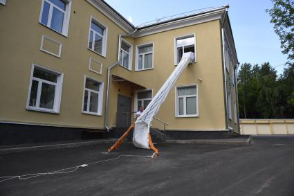 Москва. Первый в России симуляционный центр обучения навыкам профессионального ухода на территории Научно-практического геронтопсихиатрического центра.