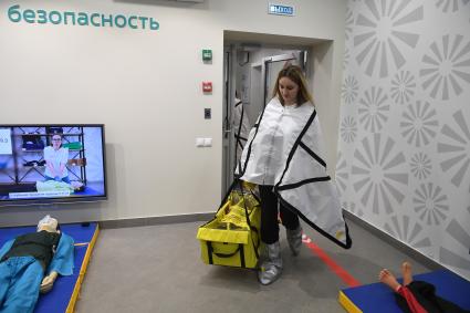 Москва. Первый в России симуляционный центр обучения навыкам профессионального ухода на территории Научно-практического геронтопсихиатрического центра.