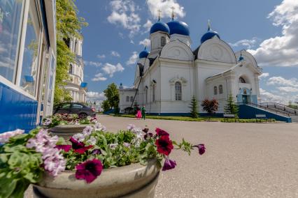 Владимирская область. Суздальский район. Вид на  собор в честь Боголюбской иконы Божией Матери.