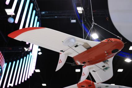 Санкт-Петербург. Беспилотный летательный аппарат представлен в первый день работы XXVI Петербургского международного экономического форума (ПМЭФ 2023).