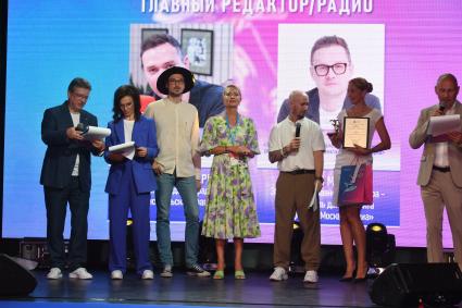 Москва. Во время вручения премии `Медиа-Менеджер России 2023`.