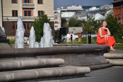 Жара в Москве