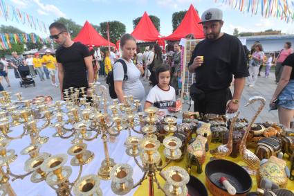 Этнический фестиваль `День Индии` в Москве