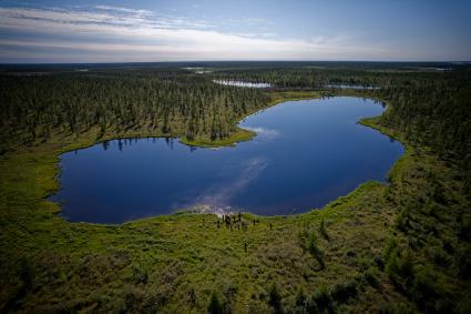 Красноярский край. Хатанга.  Виды окрестностей поселка Хатанга.