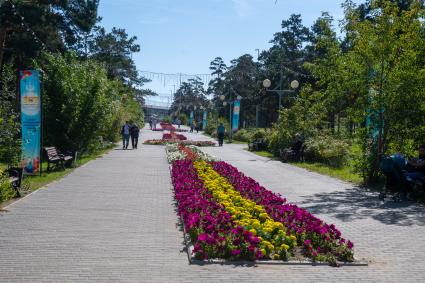 Республика Бурятия, г. Улан-Удэ. На одной из улиц города.