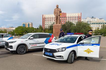 Забайкальский край, г. Чита. Во время встречи участников автопробега `Открываем Дальний`.