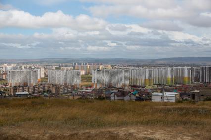 Анапа. Вид на новостройки в районе Высокого берега.