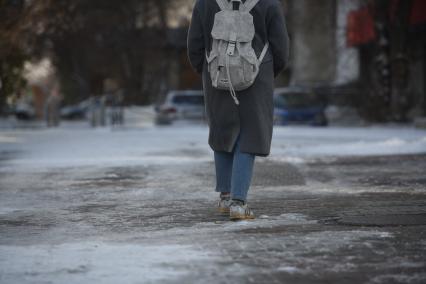 Екатеринбург. Гололед в городе