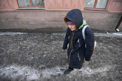 Екатеринбург. Гололед в городе