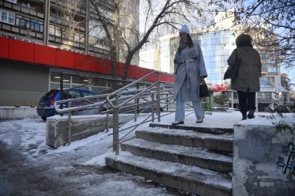 Екатеринбург. Гололед в городе