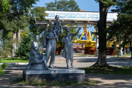 Приморский край, г.Находка. На территории АО `Находкинский судоремонтный завод`.