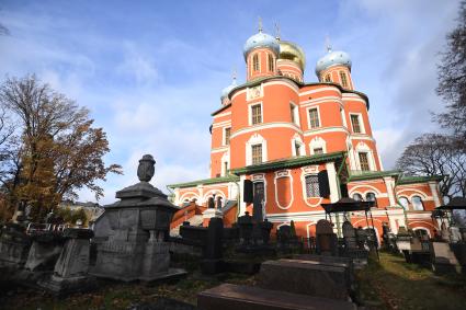 Москва.  Соборный храм в честь иконы Богородицы, именуемой Донской (Большой собор), на территории Донского ставропигиального мужского монастыря.