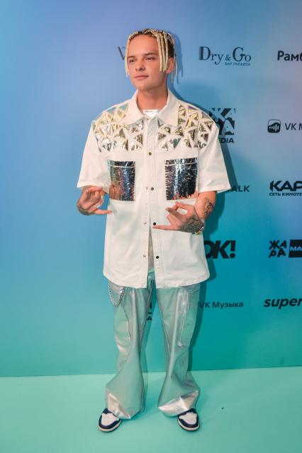 Московская область. Певец, блогер Егор Шип на премии `Жара Media Awards` в `Крокус Сити Холле`.