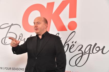 Москва. Актер Сергей Бурунов на церемонии вручения ежегодной премии OK! Awards `Больше чем звезды` в Four Seasons Hotel Moscow.