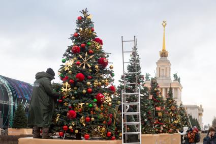 Новогодняя елка на ВДНХ