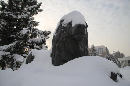 Последствия снегопада в Красноярске